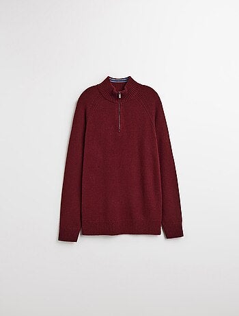 Maglione di lana con cerniera, MO Fashion