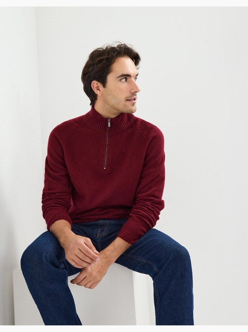 Maglione di lana con cerniera, MO Fashion - Kiabi Maglione di lana con cerniera, MO Fashion - Kiabi