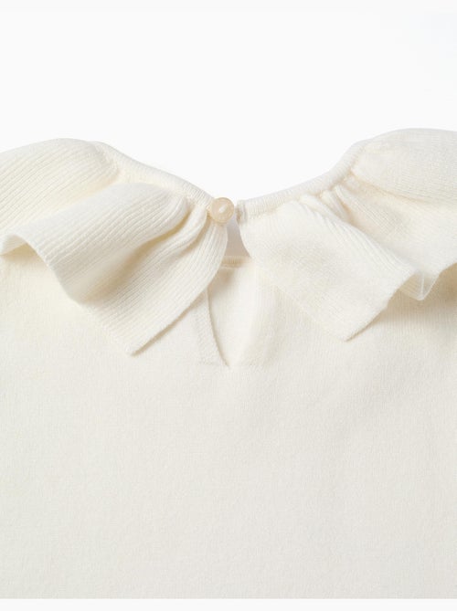 Maglione di maglia con colletto arricciato - Kiabi Maglione di maglia con colletto arricciato - Kiabi