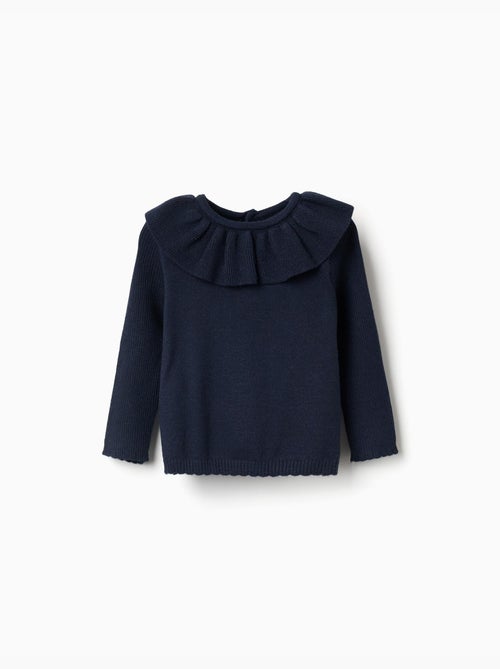 Maglione di maglia con estremità smerlate - Kiabi Maglione di maglia con estremità smerlate - Kiabi