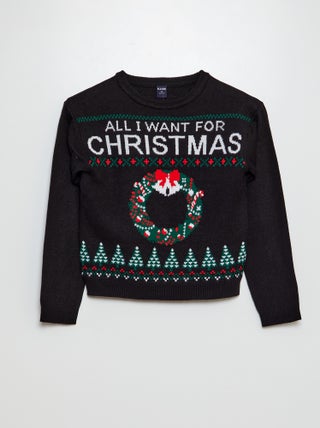 Maglione di Natale 'All I want for Christmas'