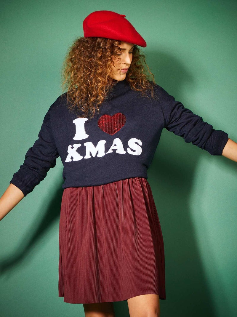 Maglione di Natale BLU - Kiabi