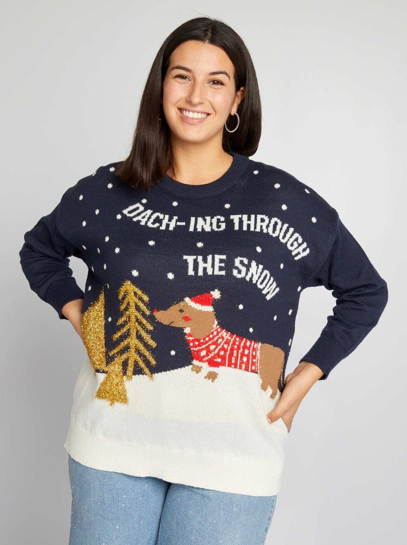 Maglione di Natale BLU - Kiabi