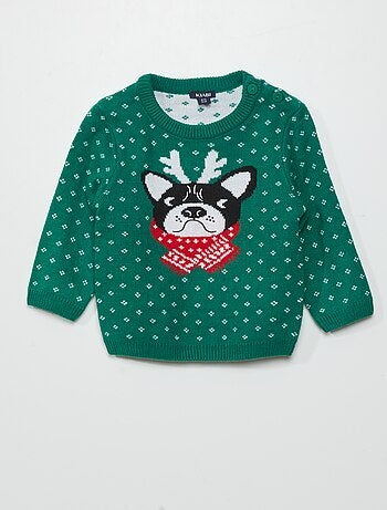Maglione di Natale con bulldog - Kiabi