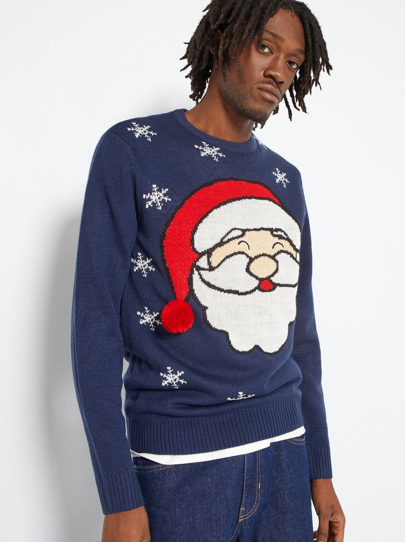 Maglione di Natale in maglia BLU - Kiabi