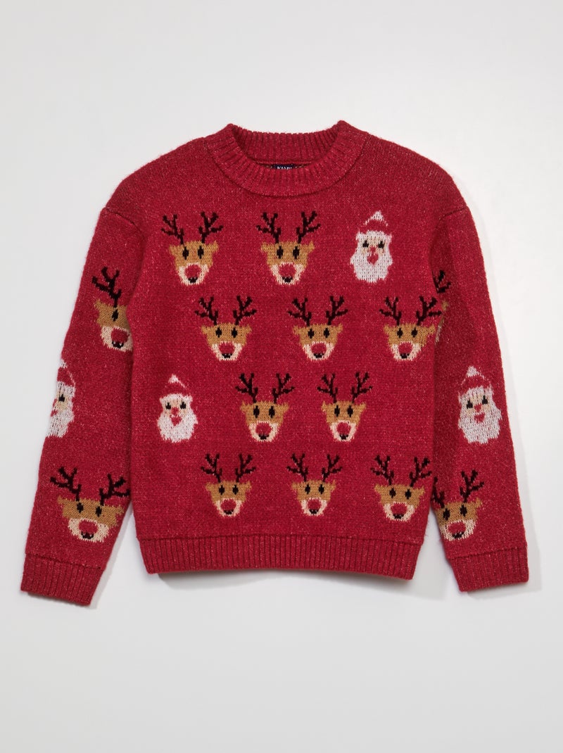Maglione di Natale in maglia ROSSO - Kiabi