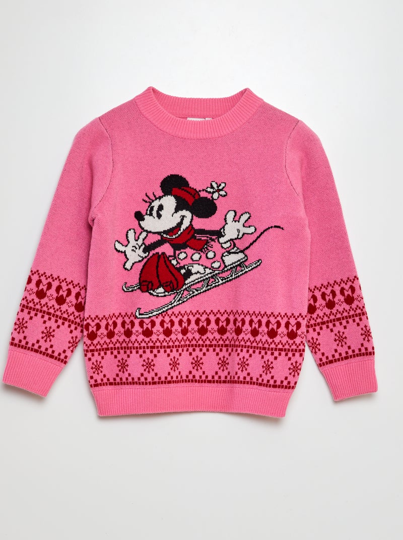 Maglione di Natale 'Minnie' ROSA - Kiabi