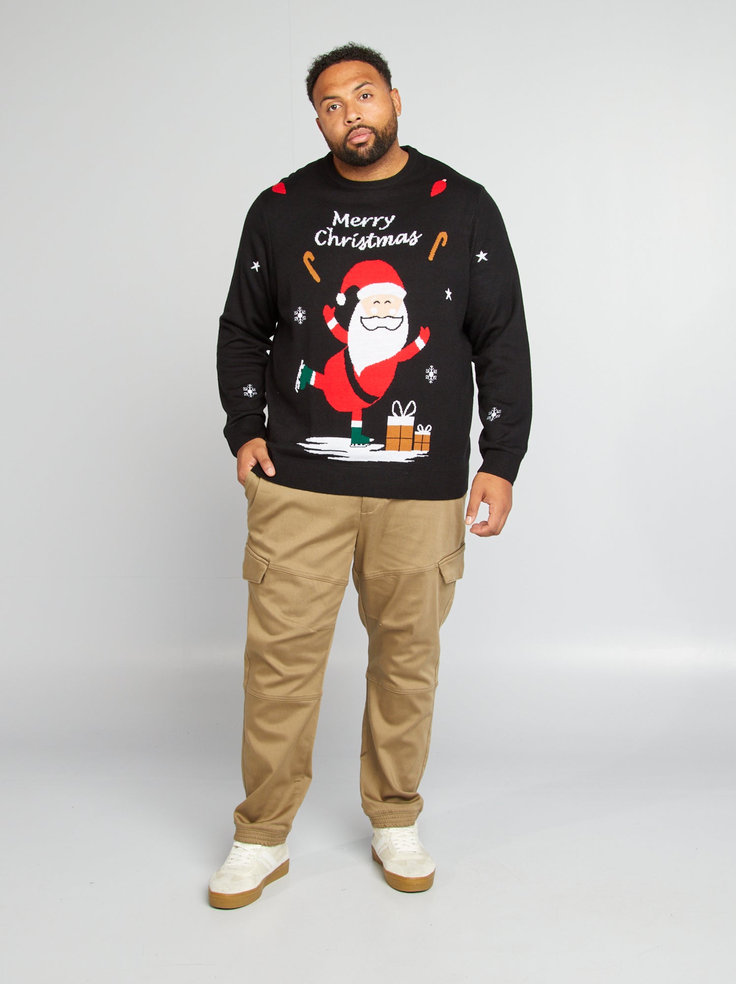 Brandit TROYER - Maglione - Mottled Olive/nero - Foto 8