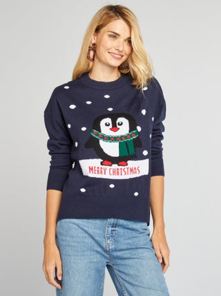 Maglione di Natale Pinguino