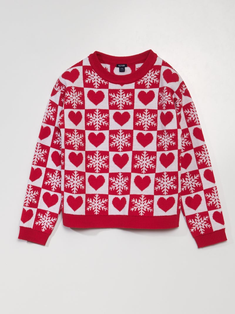 Maglione di Natale ROSSO - Kiabi