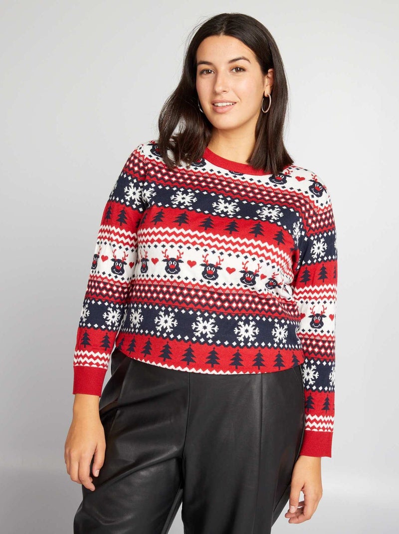 Maglione di Natale ROSSO - Kiabi