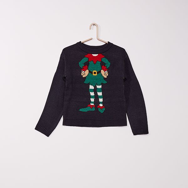 Maglione di Natale stampato Bambina 3-12 anni - VERDE - Kiabi - 8,00€