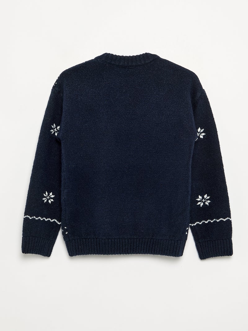 Maglione \'Disney\' con jacquard \'Frozen\' Blu - Kiabi