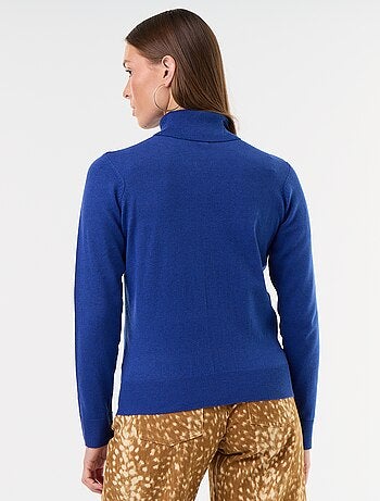 Maglione dolcevita a maglia fine