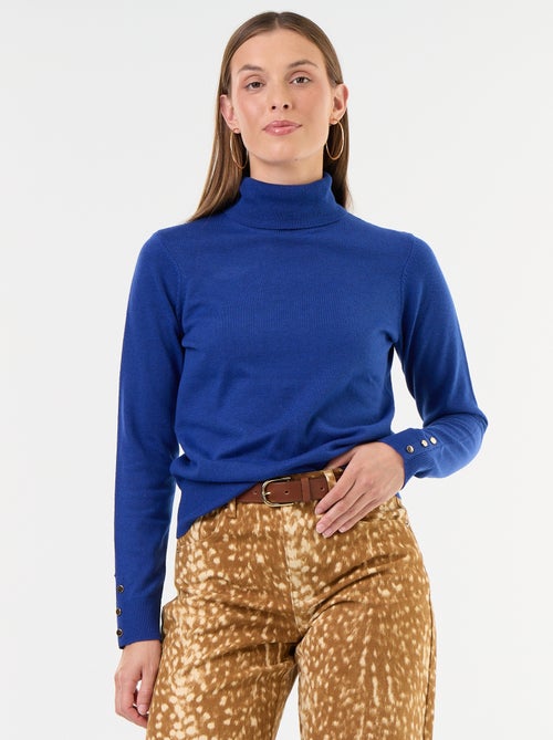 Maglione dolcevita a maglia fine - Kiabi Maglione dolcevita a maglia fine - Kiabi