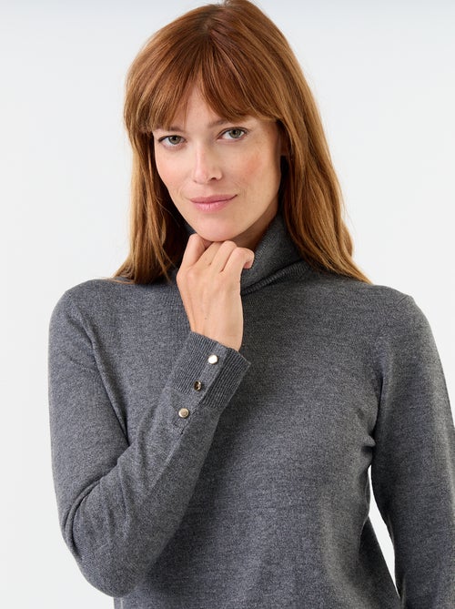 Maglione dolcevita a maglia fine - Kiabi Maglione dolcevita a maglia fine - Kiabi
