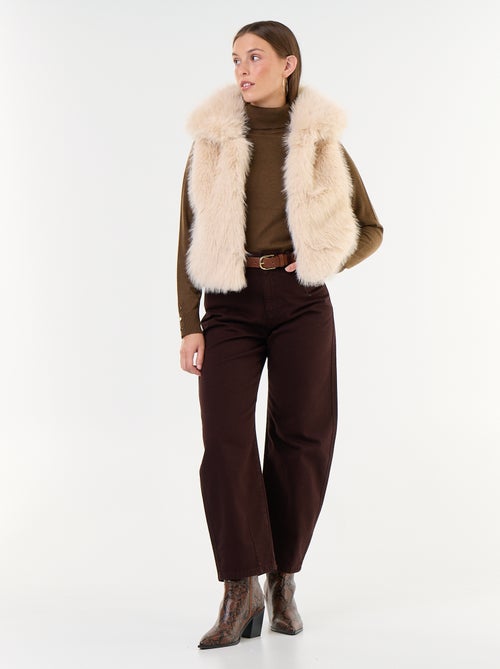 Maglione dolcevita a maglia fine - Kiabi