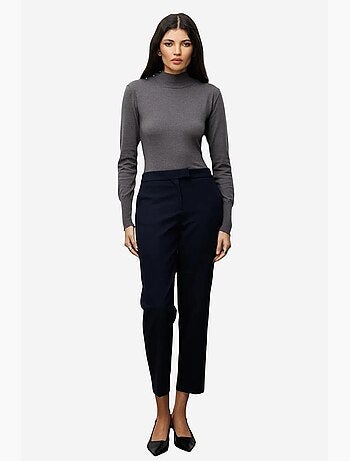Maglione dolcevita in maglia mixray