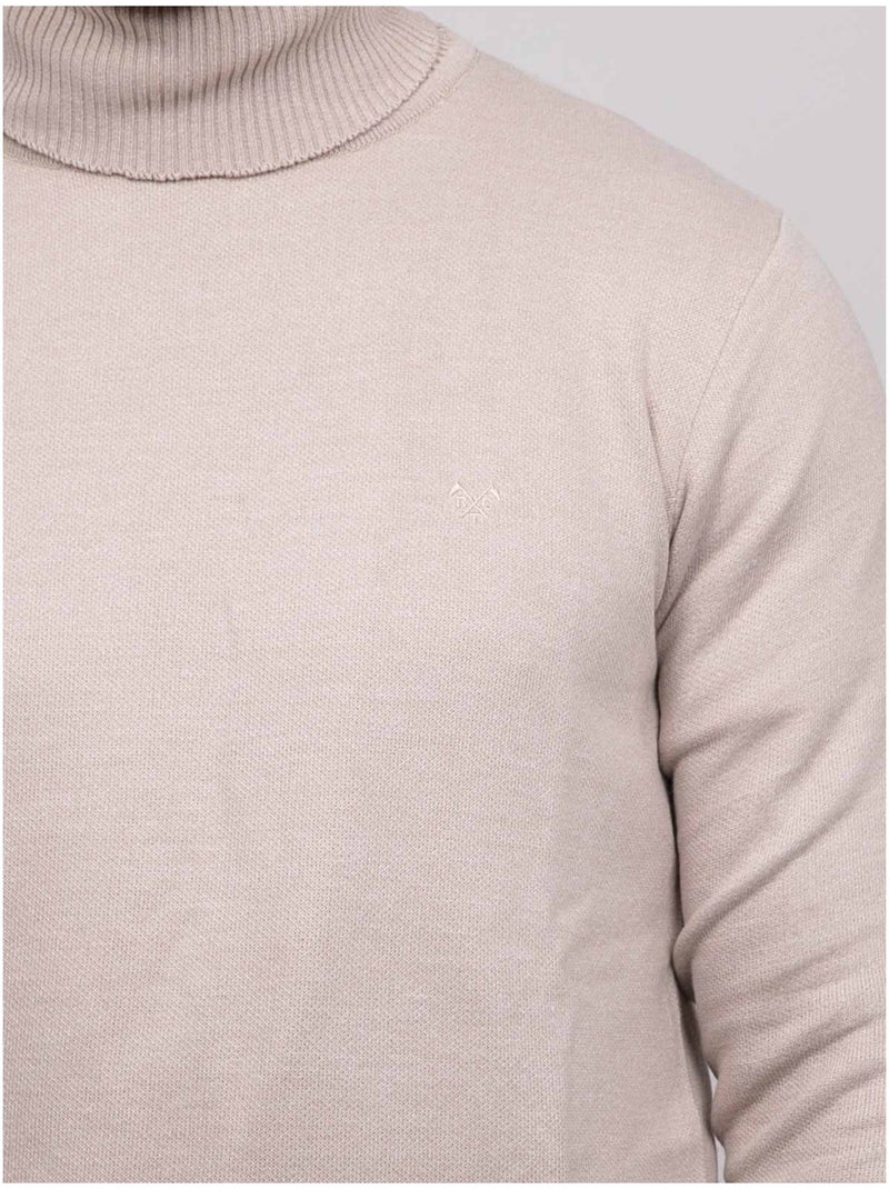 Maglione dolcevita larlequin Beige - Kiabi