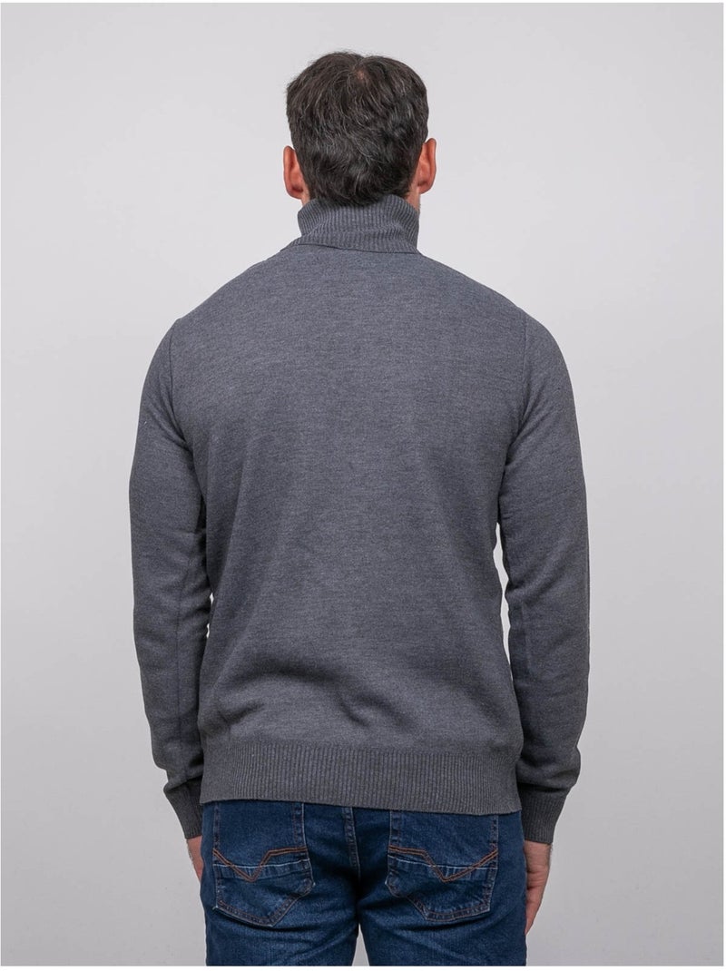 Maglione dolcevita larlequin Grigio scuro - Kiabi