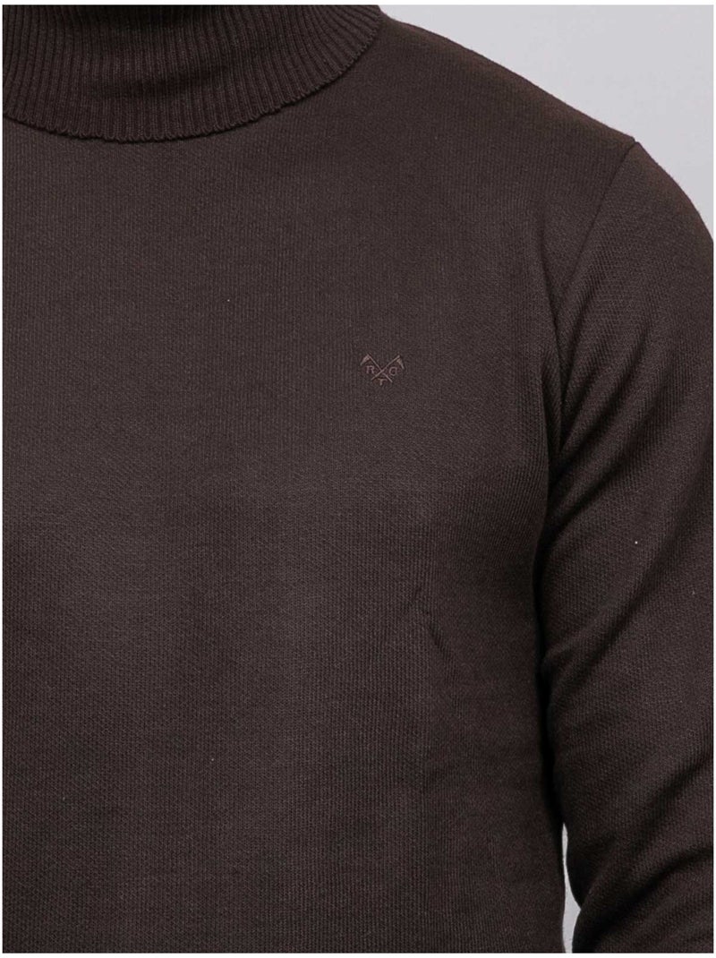 Maglione dolcevita larlequin Marrone - Kiabi