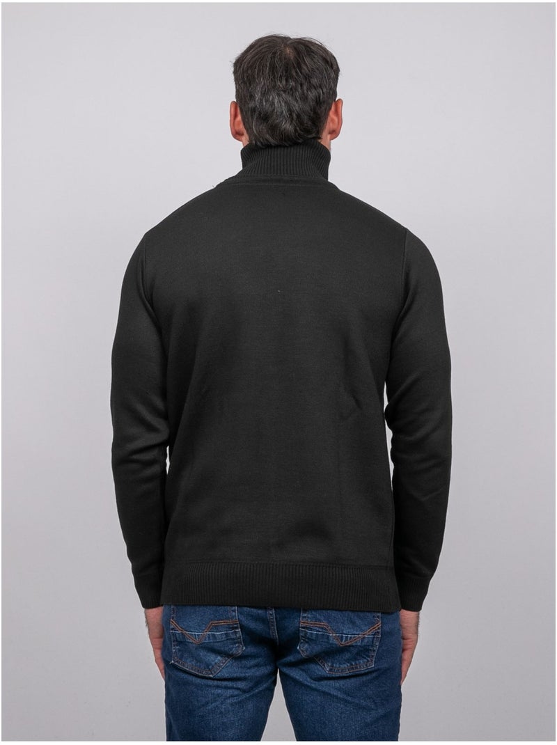 Maglione dolcevita larlequin Nero - Kiabi
