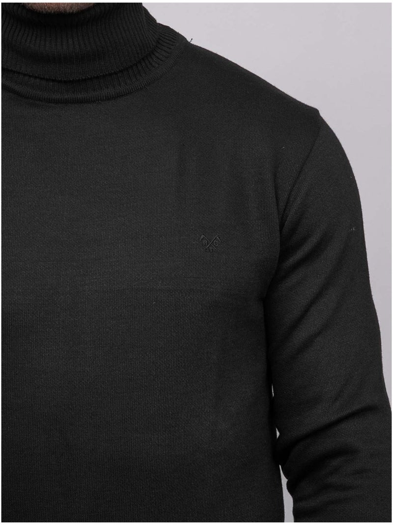 Maglione dolcevita larlequin Nero - Kiabi