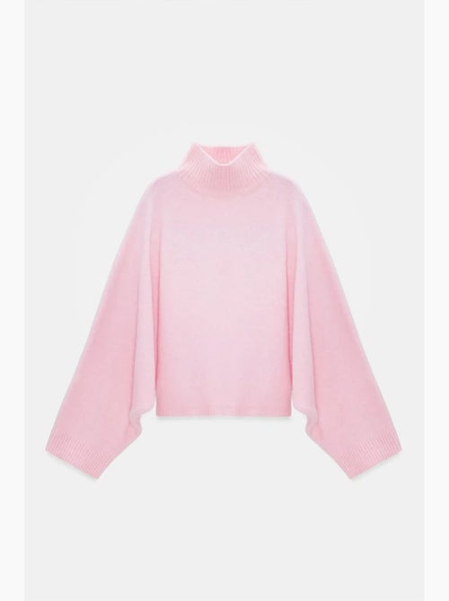 Maglione dolcevita oversize a coste dilvin - Kiabi