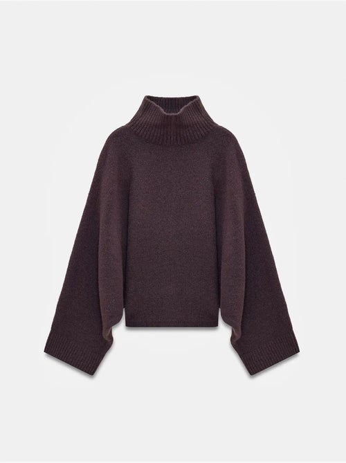 Maglione dolcevita oversize a coste - Kiabi Maglione dolcevita oversize a coste - Kiabi