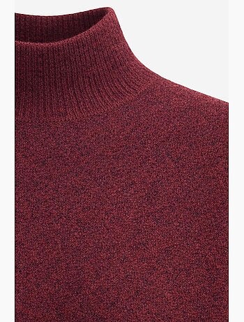 Maglione dolcevita oversize a coste mixray