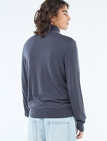 Maglione dolcevita tinta unita