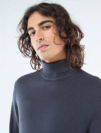 Maglione dolcevita tinta unita