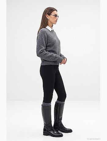Maglione donna a maglia dilvin