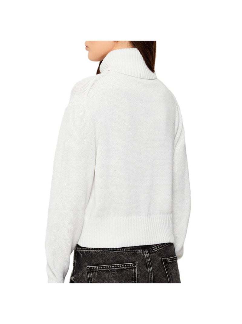Maglione Donna Calvin Klein Jeans in ciniglia Bianco - Kiabi