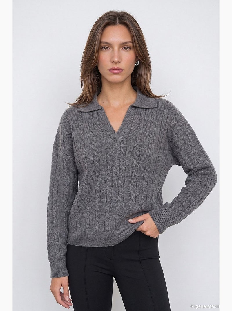 Maglione donna dilvin Grigio nero - Kiabi