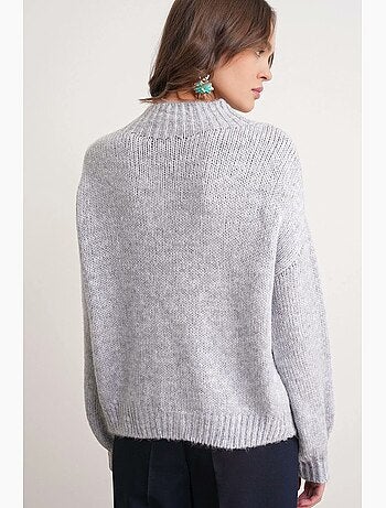 Maglione donna lavorato a maglia mixray