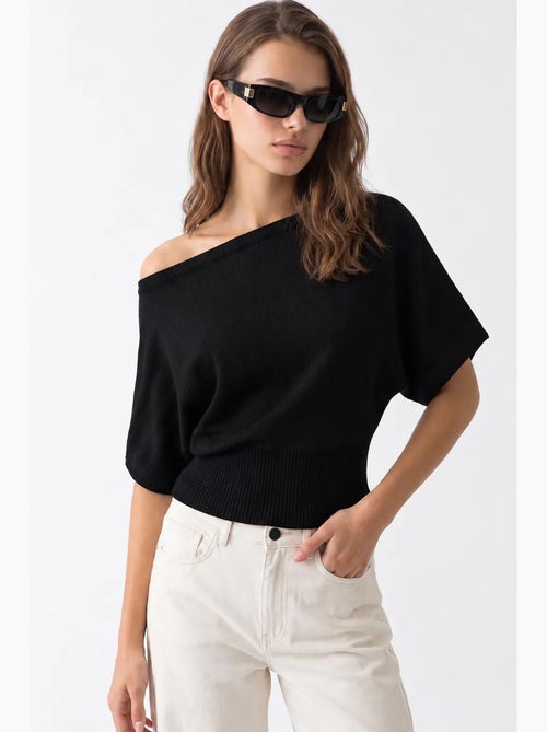 Maglione donna lavorato a maglia mixray - Kiabi Maglione donna lavorato a maglia mixray - Kiabi