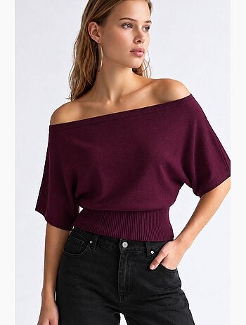 Maglione donna lavorato a maglia mixray