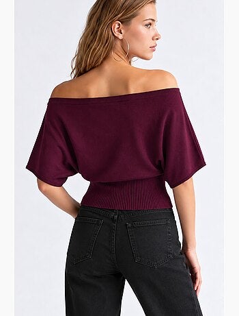 Maglione donna lavorato a maglia mixray