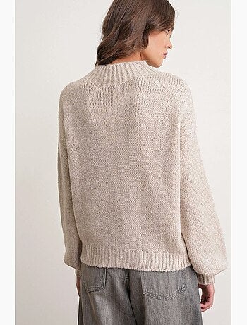 Maglione donna lavorato a maglia mixray
