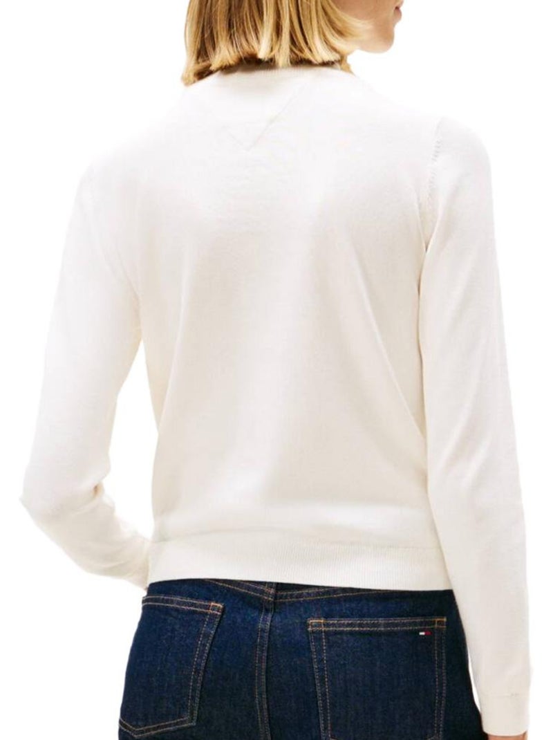 Maglione donna tommy hilfiger Bianco - Kiabi