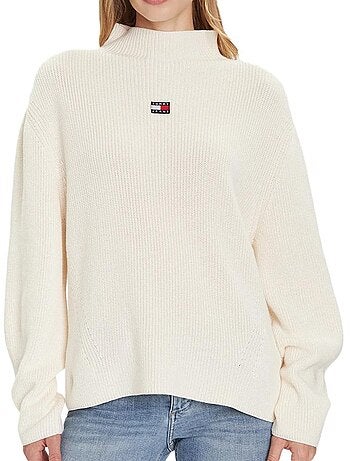 Maglione Donna Tommy Hilfiger Tjw Mockneck Badge S