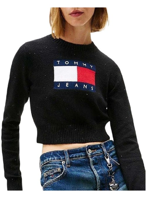 Maglione Donna Tommy Hilfiger Tjw Sparkle Flag - Kiabi