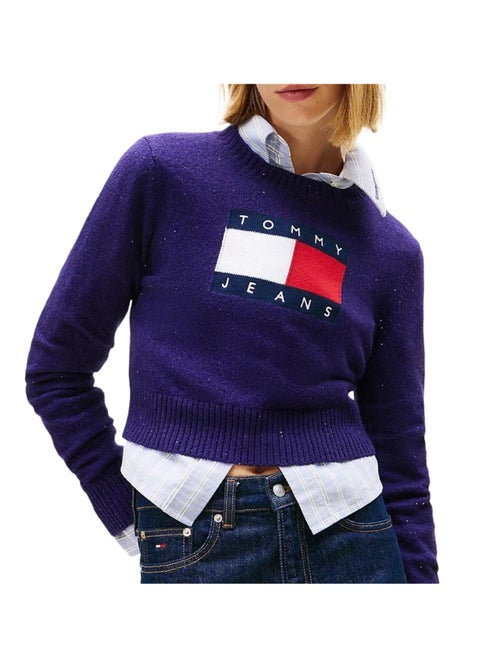 Maglione Donna Tommy Hilfiger Tjw Sparkle Flag - Kiabi