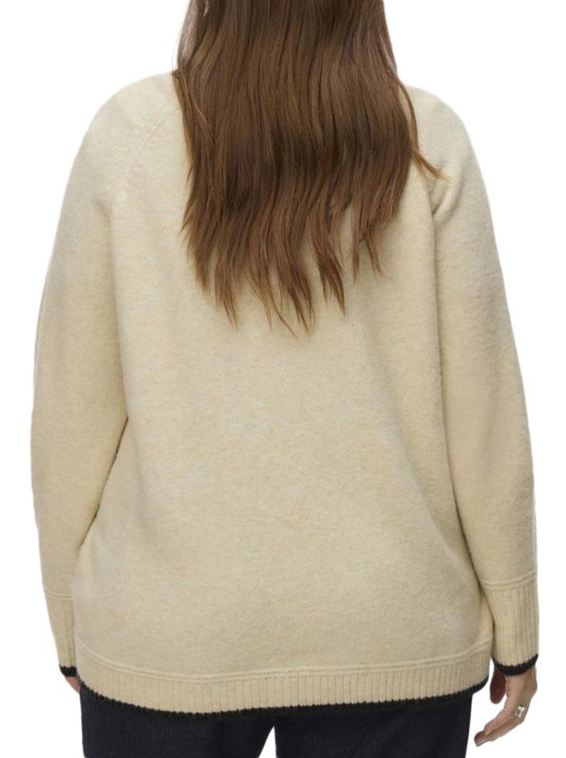 Maglione Donna Vero Moda Curve Caquarius Bianco - Kiabi