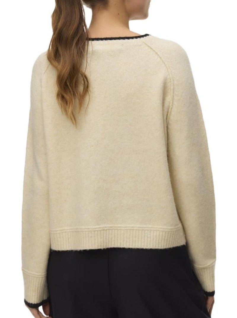 Maglione Donna Vero Moda Ecru - Kiabi