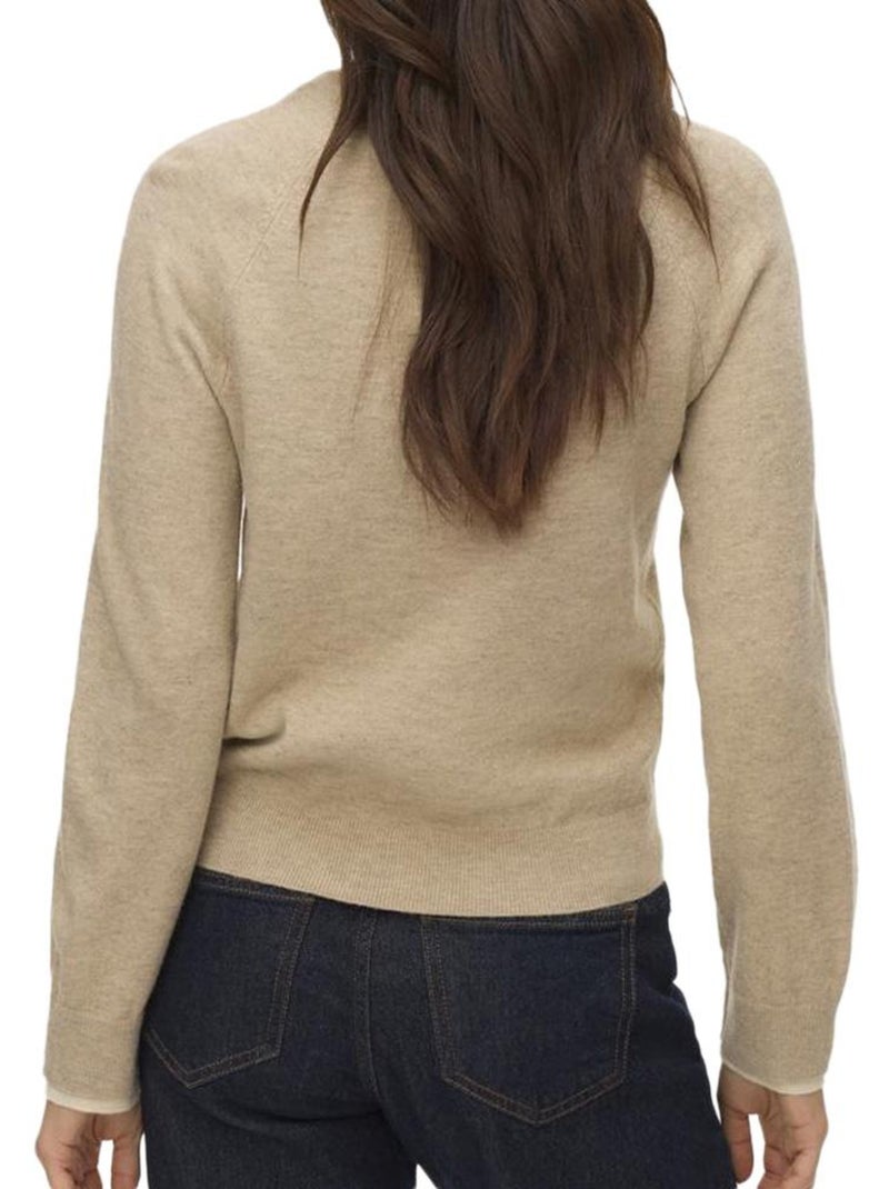 Maglione Donna Vero Moda Wonderful Beige - Kiabi