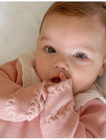 Maglione e pantaloncini in maglia di cotone