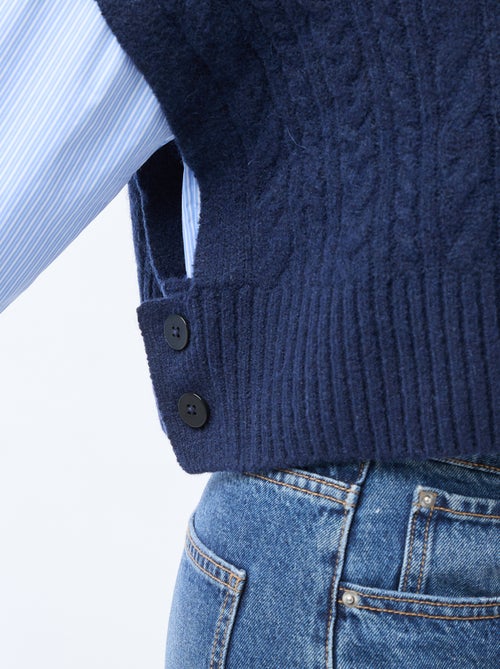 Maglione effetto 2-in-1 maglione + camicia - Kiabi