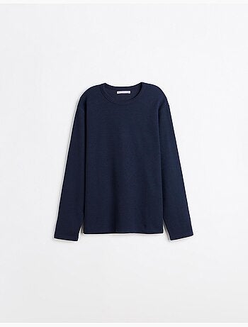 Maglione effetto waffle, mo fashion